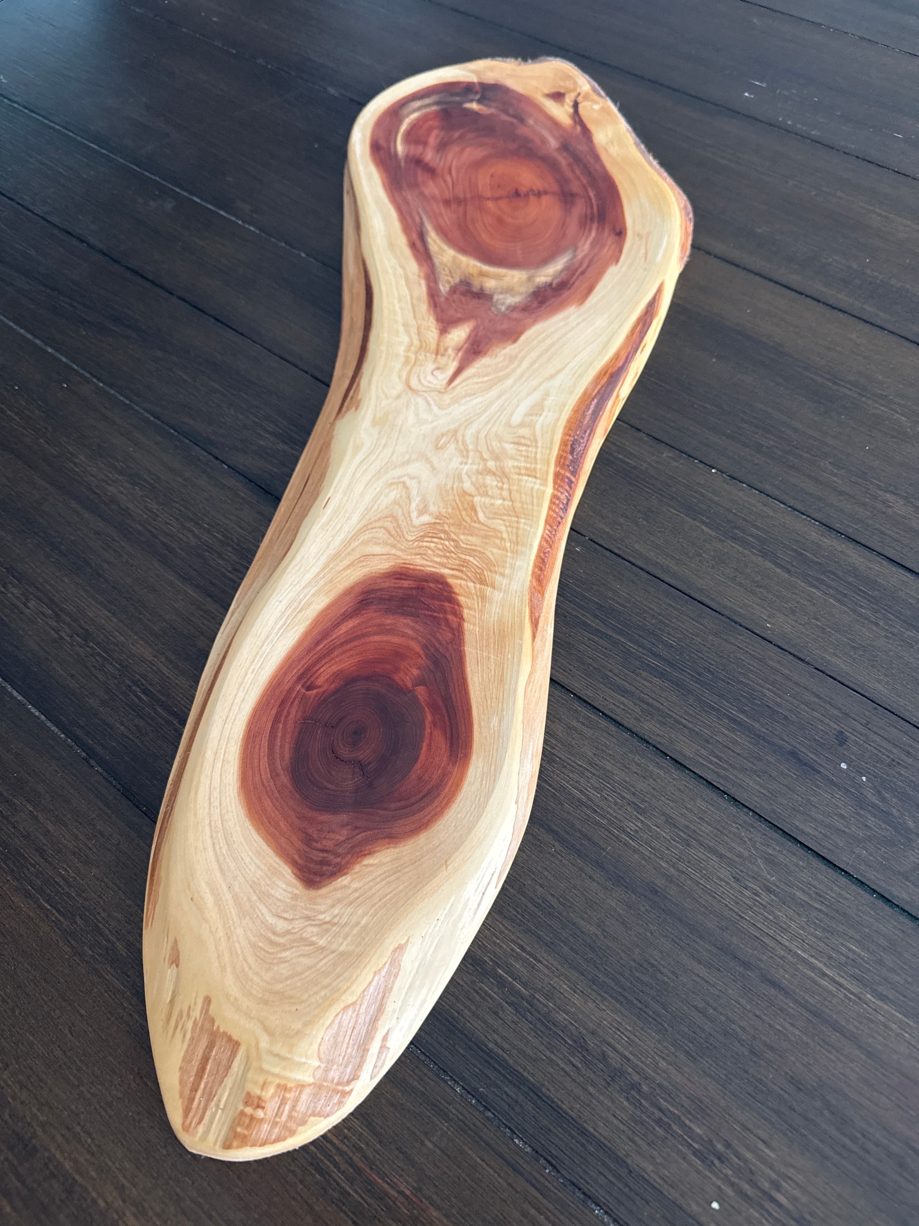Cedar charcuterie board