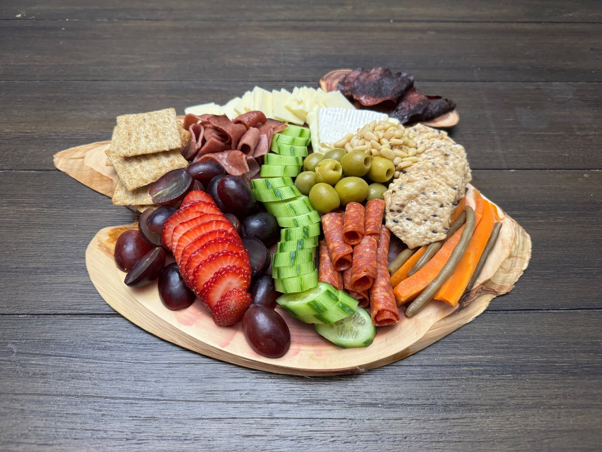 Cedar charcuterie board